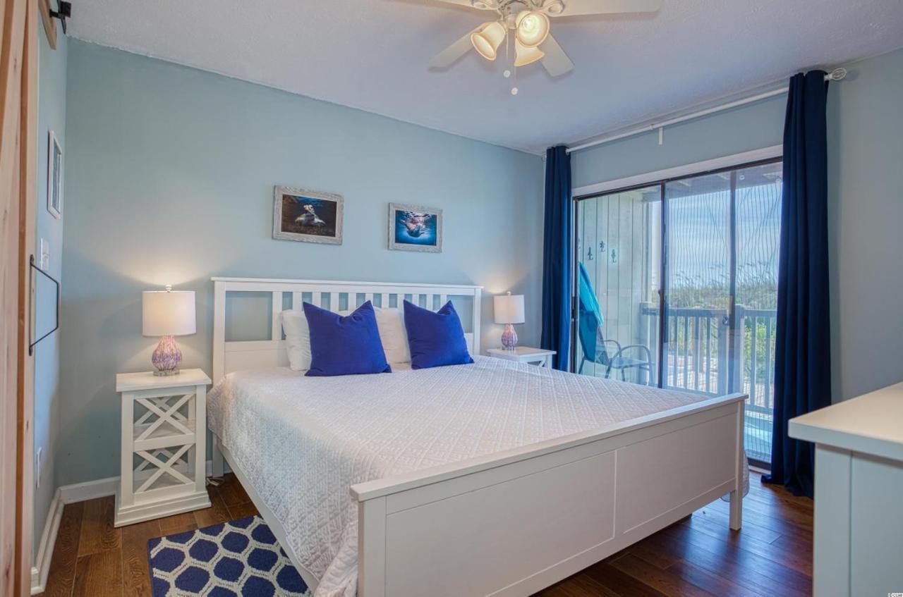 Beautiful Beachfront-Oceanfront First Floor 2Br 2Ba Condo In Cherry Grove, North Myrtle Beach! Renovated With A Fully Equipped Kitchen, 3 Separate Beds, Pool, Private Patio & Steps To The Sand! Ngoại thất bức ảnh