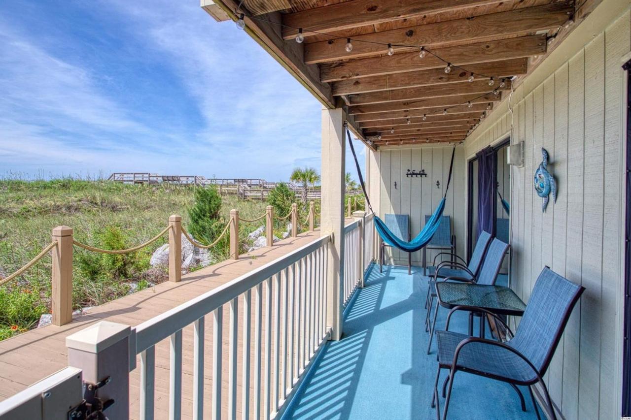 Beautiful Beachfront-Oceanfront First Floor 2Br 2Ba Condo In Cherry Grove, North Myrtle Beach! Renovated With A Fully Equipped Kitchen, 3 Separate Beds, Pool, Private Patio & Steps To The Sand! Ngoại thất bức ảnh
