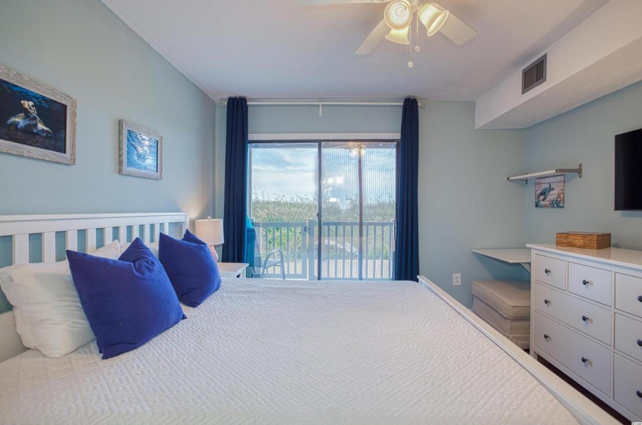 Beautiful Beachfront-Oceanfront First Floor 2Br 2Ba Condo In Cherry Grove, North Myrtle Beach! Renovated With A Fully Equipped Kitchen, 3 Separate Beds, Pool, Private Patio & Steps To The Sand! Ngoại thất bức ảnh