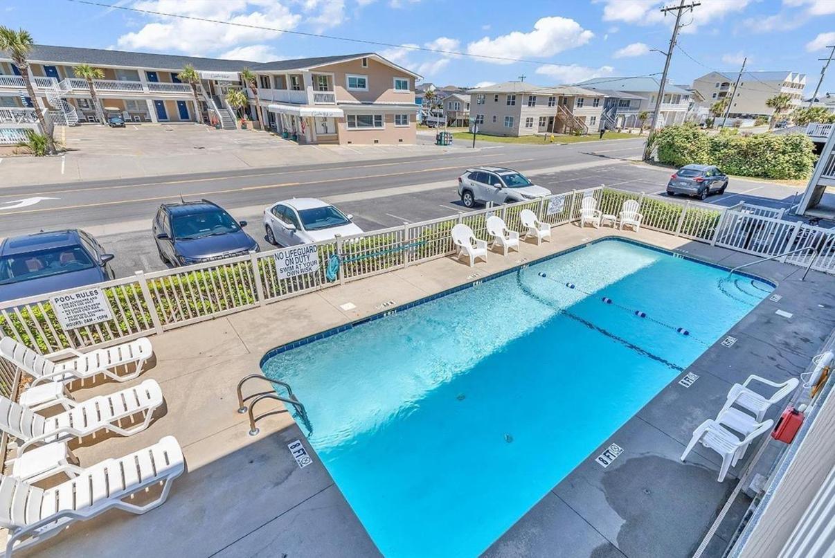 Beautiful Beachfront-Oceanfront First Floor 2Br 2Ba Condo In Cherry Grove, North Myrtle Beach! Renovated With A Fully Equipped Kitchen, 3 Separate Beds, Pool, Private Patio & Steps To The Sand! Ngoại thất bức ảnh